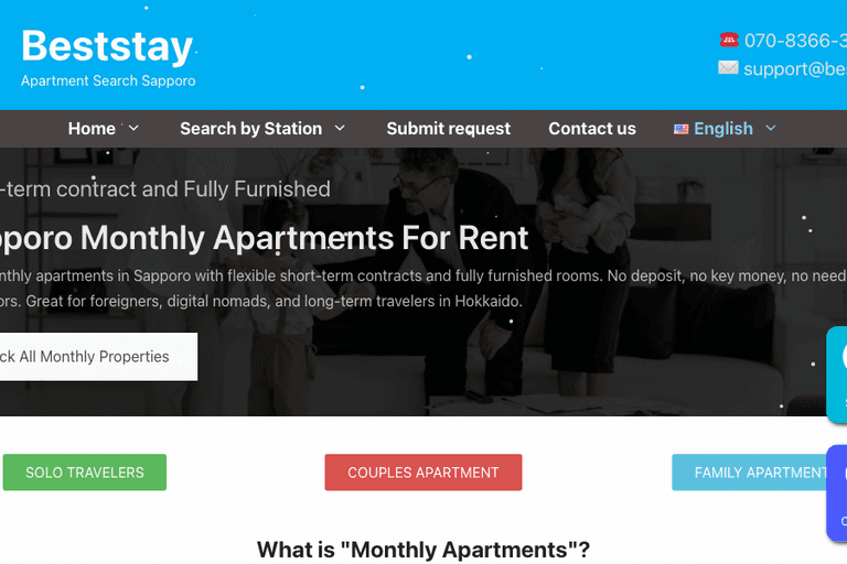 Beststay Monthly Apartment Sapporo